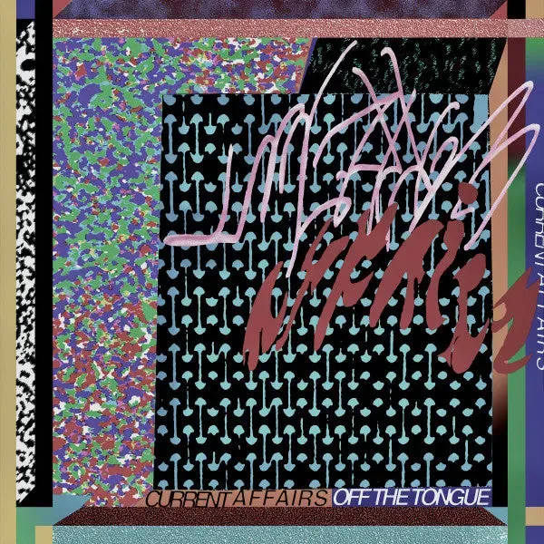 Current Affairs Off The Tongue LP rød vinyl brukt post-punk