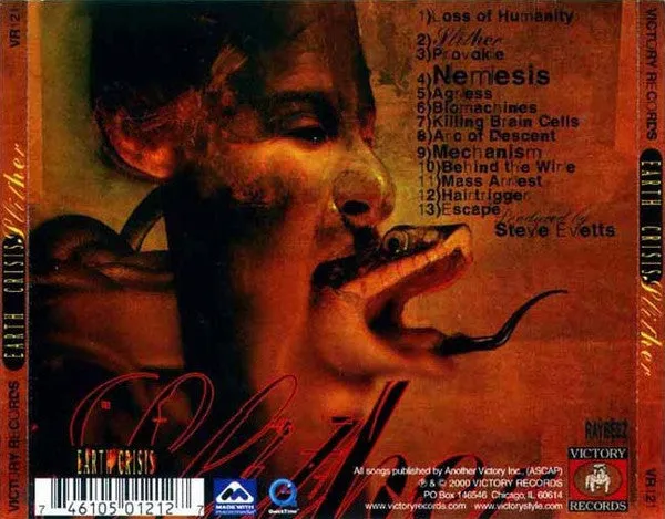 Earth Crisis Slither CD brukt hardcore