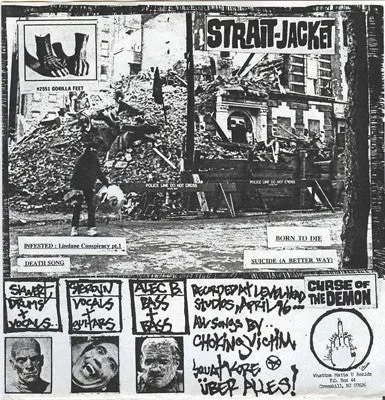 Choking Victim Squatta's Paradise 7" EP vinyl signert