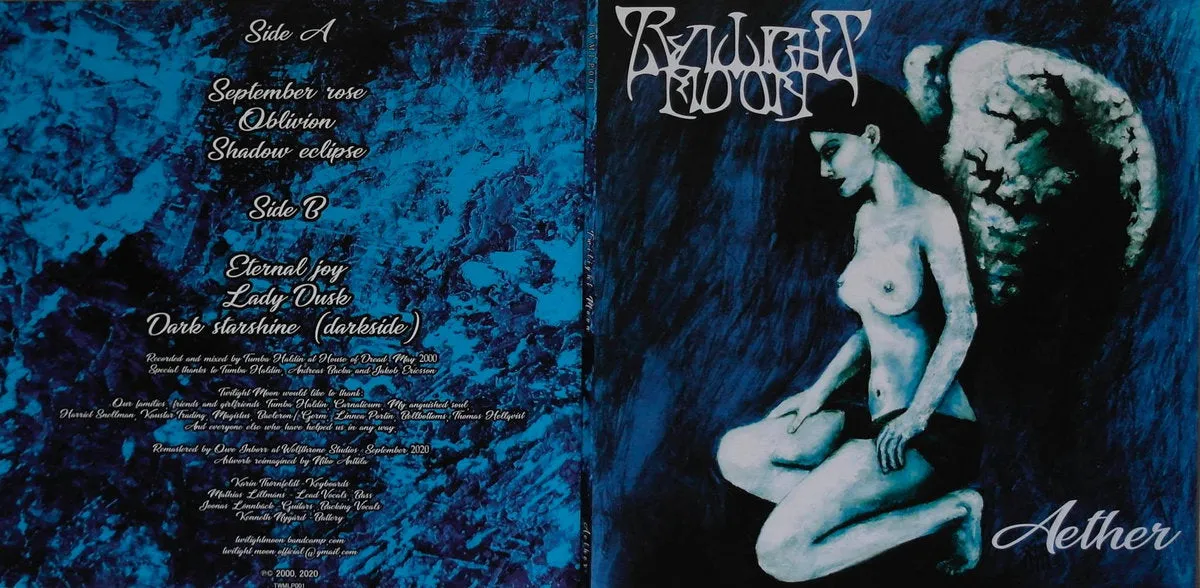 TWILIGHT MOON Aether LP blå vinyl gatefold