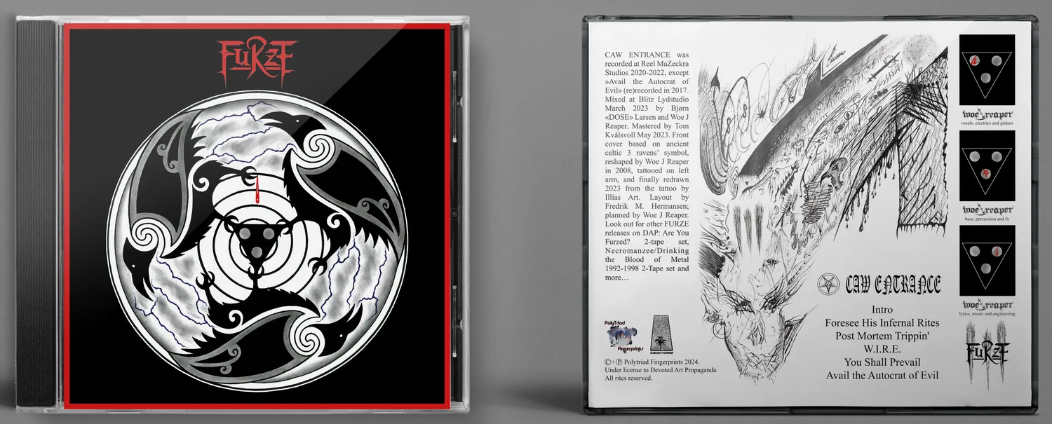 Furze Caw Entrance CD jewelcase black metal