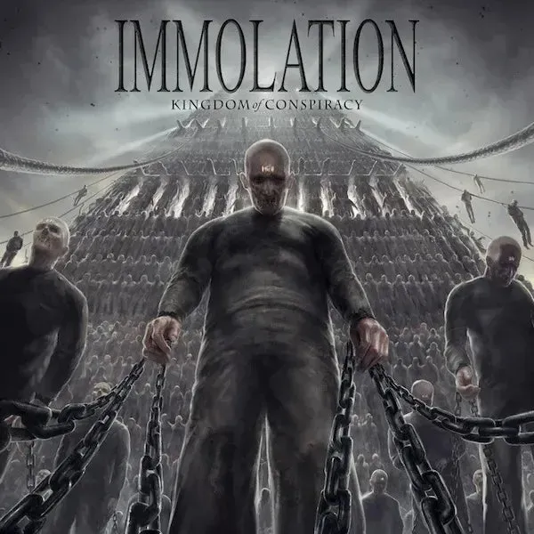 Immolation Kingdom Of Conspiracy LP hvit vinyl reissue