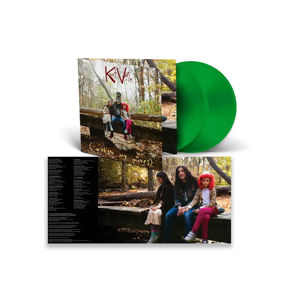 Verve Kurt Vile Watch My Moves 2LP vinyl grønn