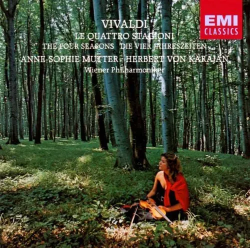 Vivaldi Le Quattro Stagioni CD Mutter Karajan brukt barokk