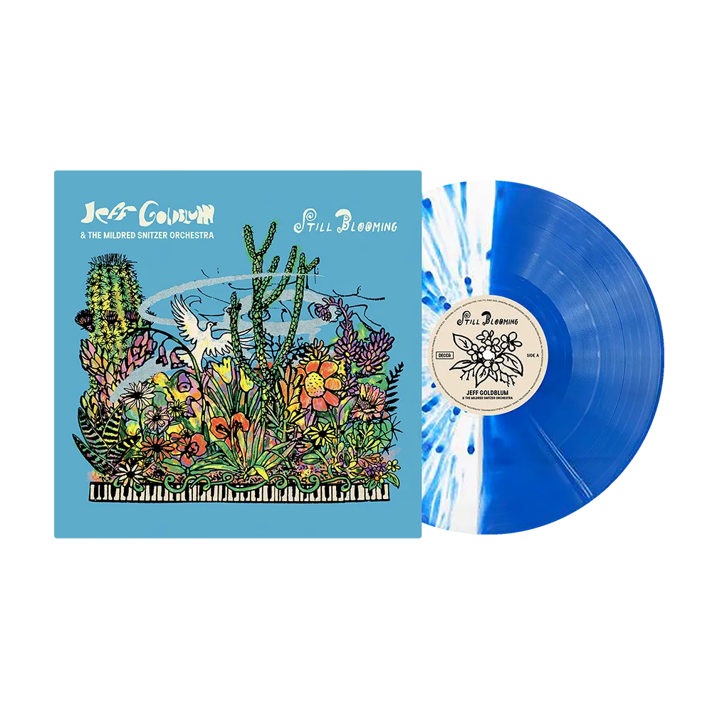 Verve Jeff Goldblum Still Blooming LP blå vinyl signert