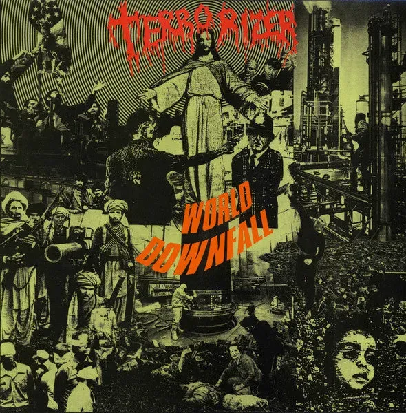 Terrorizer World Downfall LP vinylplate brukt grindcore