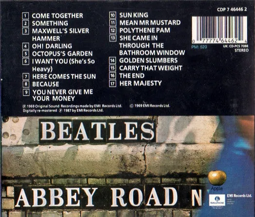 The Beatles Abbey Road CD brukt remaster