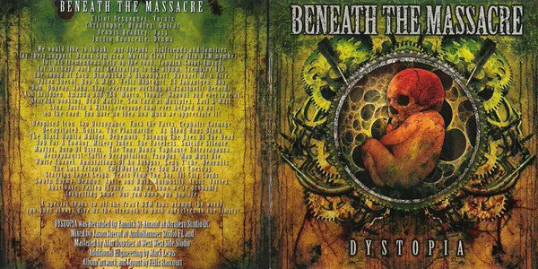 Beneath The Massacre Dystopia CD album brukt death metal