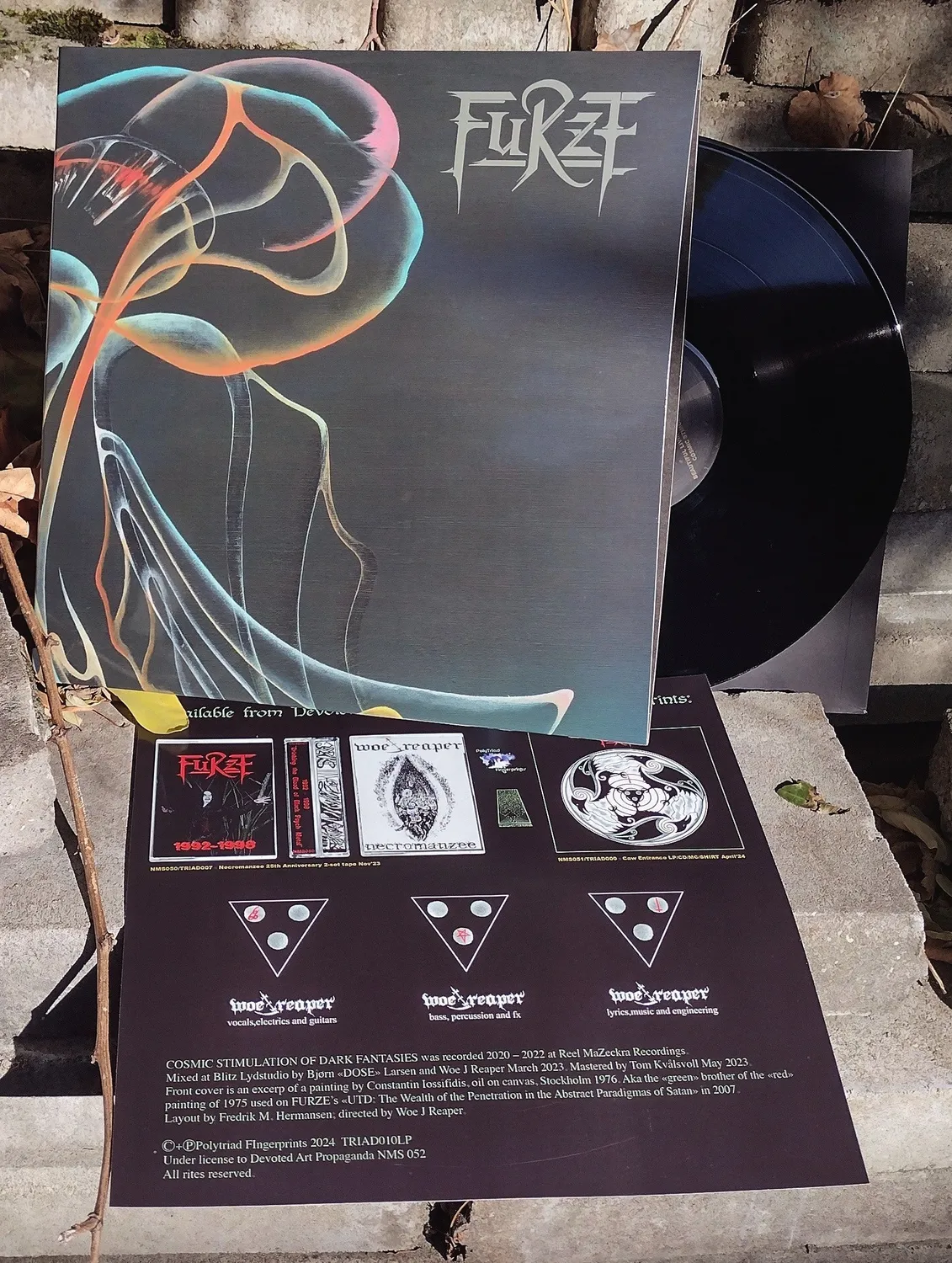 Furze Cosmic Stimulation LP vinylplate gatefold svart