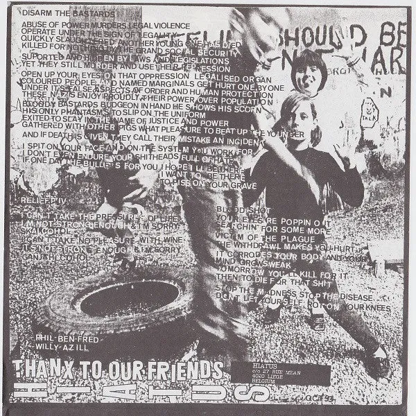 Hiatus Lost The Fight split 7" vinyl brukt crust