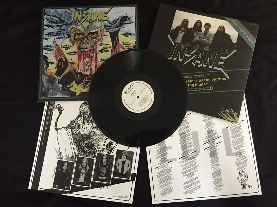 Insane Evil LP svart vinyl 400 opplag