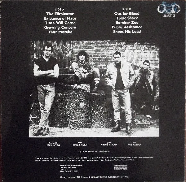Agnostic Front Cause For Alarm LP brukt – 1986 UK-press