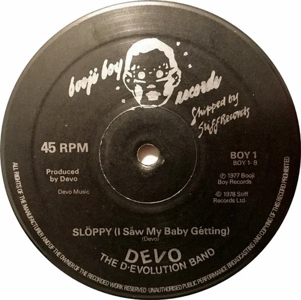 Devo (I Can't Get Me No) Satisfaction 12" brukt new wave