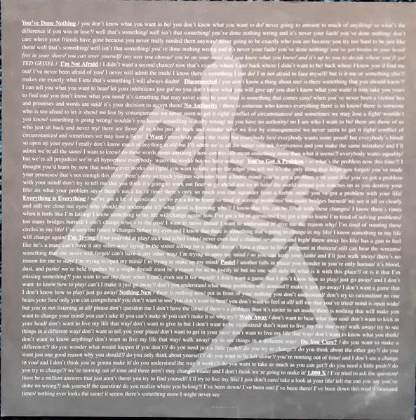 Face To Face Don’t Turn Away LP vinyl reissue brukt