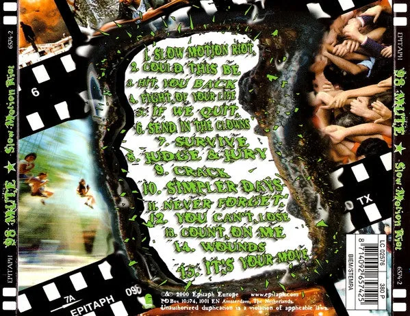 98 Mute Slow Motion Riot CD brukt punk-album