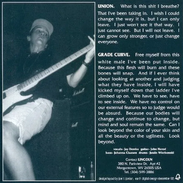 Lincoln Union 7" singel grønn vinyl hardcore