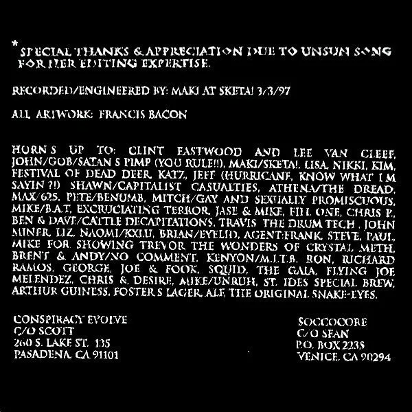 Scalp-Lock Scalp-Lock 7" vinyl powerviolence