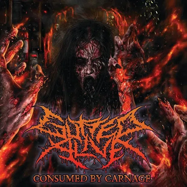 Gutted Alive Consumed By Carnage CD brukt death metal