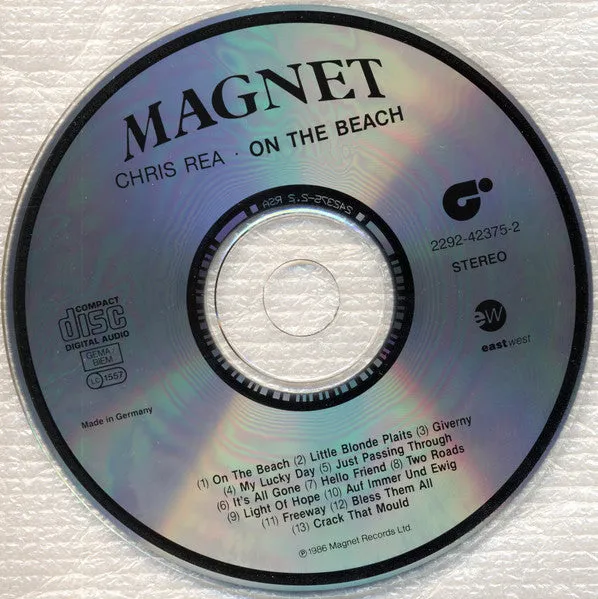 Chris Rea On The Beach CD album softrock
