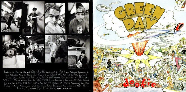 Green Day Dookie CD brukt japan punk