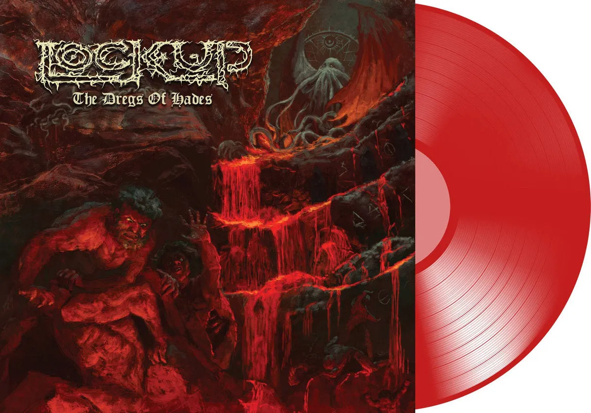 Lock Up The Dregs Of Hades LP transparent rød