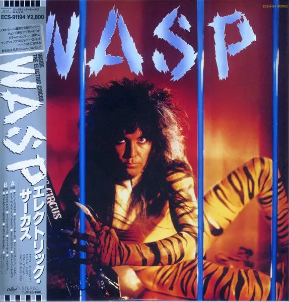 W.A.S.P. Inside The Electric Circus vinyl LP Japan 1986