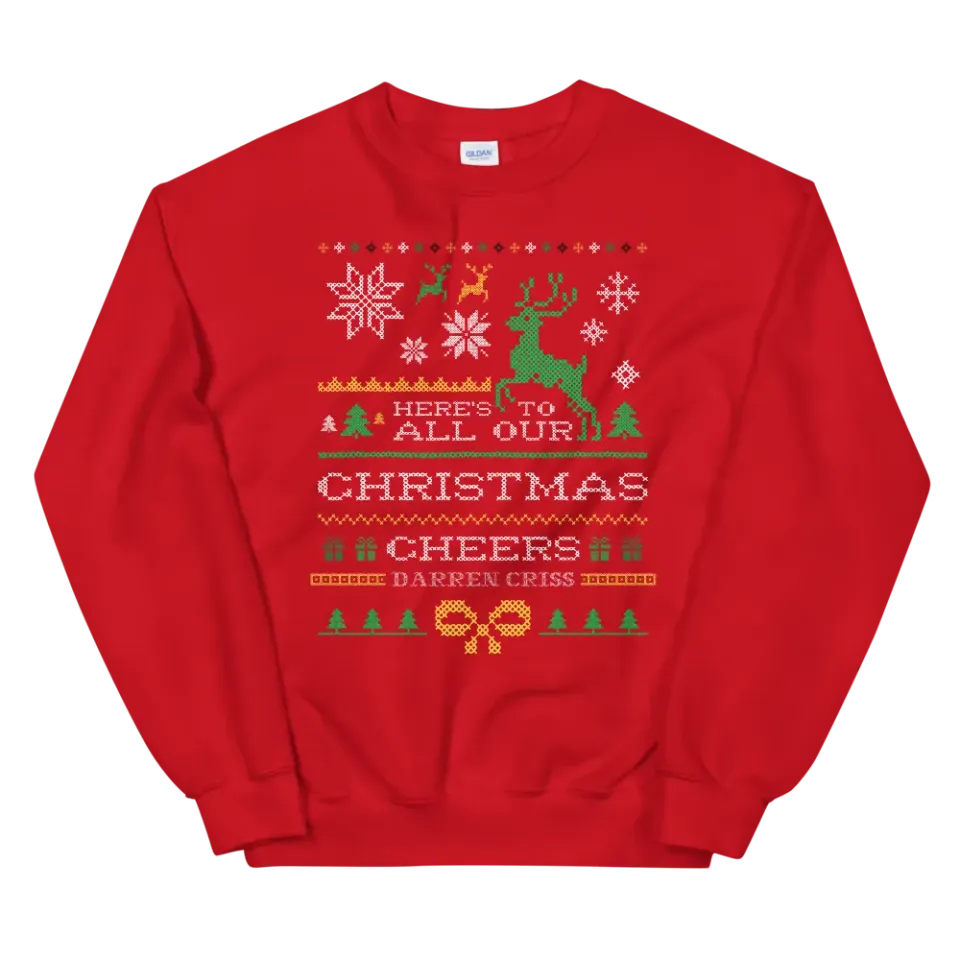 Darren Criss Christmas Cheers genser crewneck bomull