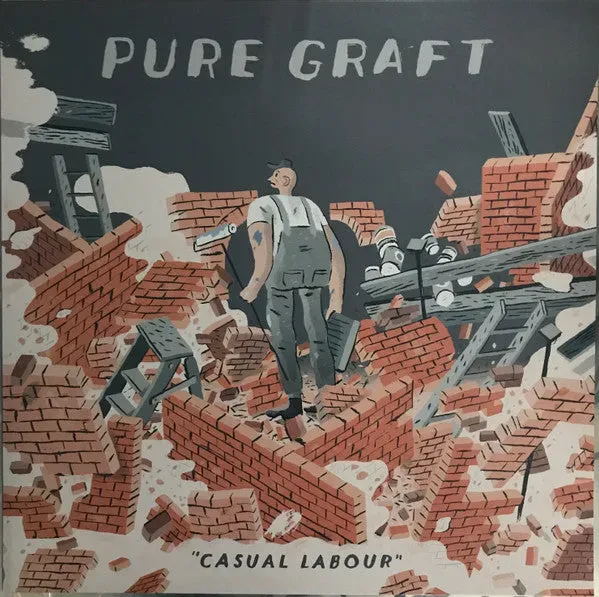 Pure Graft Casual Labour 12" EP hvit vinylplate