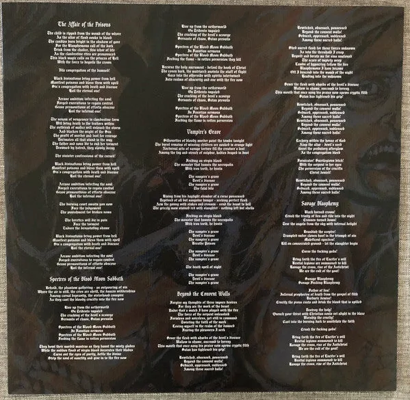 Hellripper The Affair Of The Poisons LP album brukt