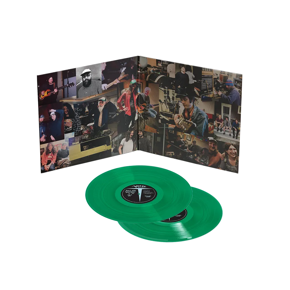 Verve Kurt Vile Wissahickon Green LP farget vinyl