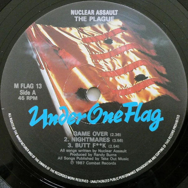 Nuclear Assault The Plague 12" mini-LP brukt thrash