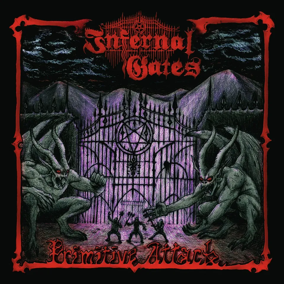 Infernal Gates Primitive Attack LP svart vinyl