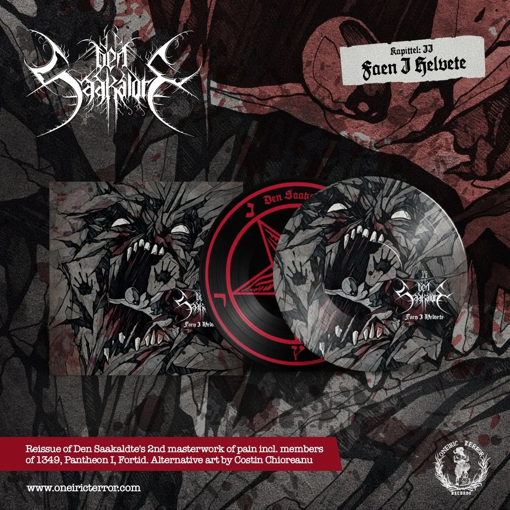 Den Saakaldte Faen i Helvete LP picture disc black metal