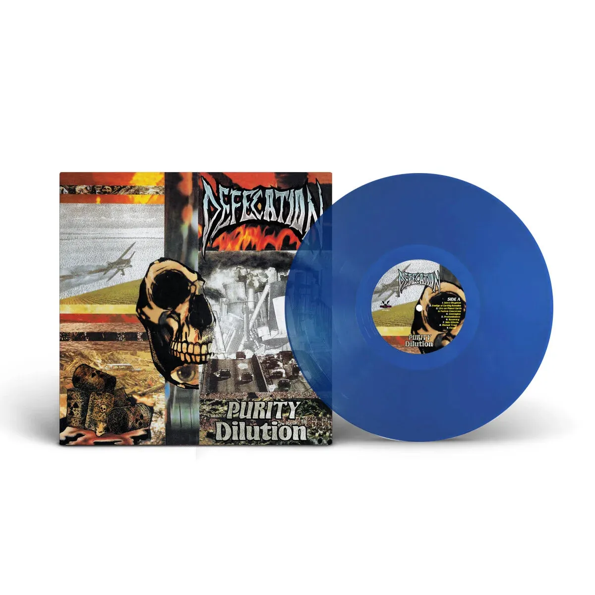 Defecation Purity Dilution LP vinyl blå grindcore