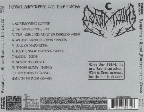 Leviathan Howl Mockery At The Cross CD brukt samleplate