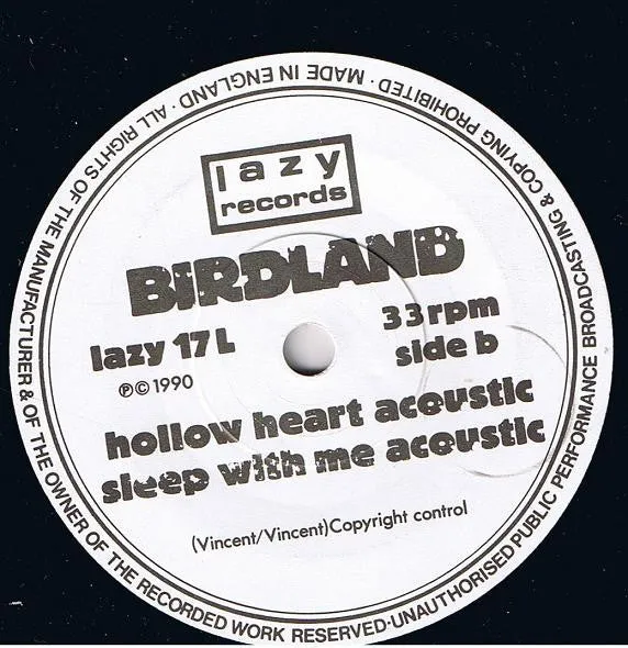 Birdland Sleep With Me 7" brukt EP indie rock