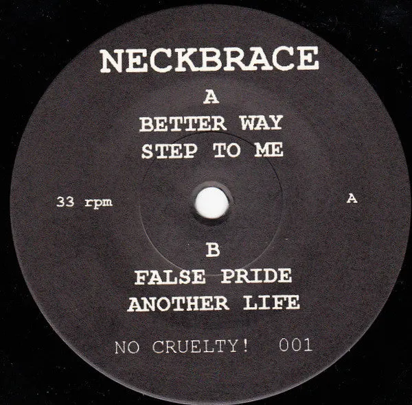 Neckbrace Neckbrace 7" brukt hardcore-singel
