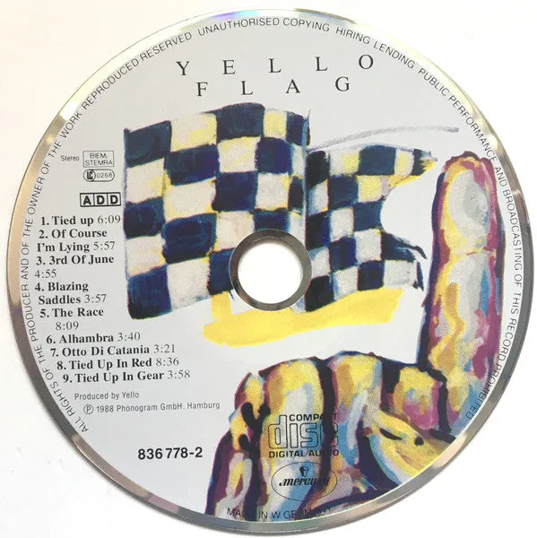 Yello Flag CD brukt album electro