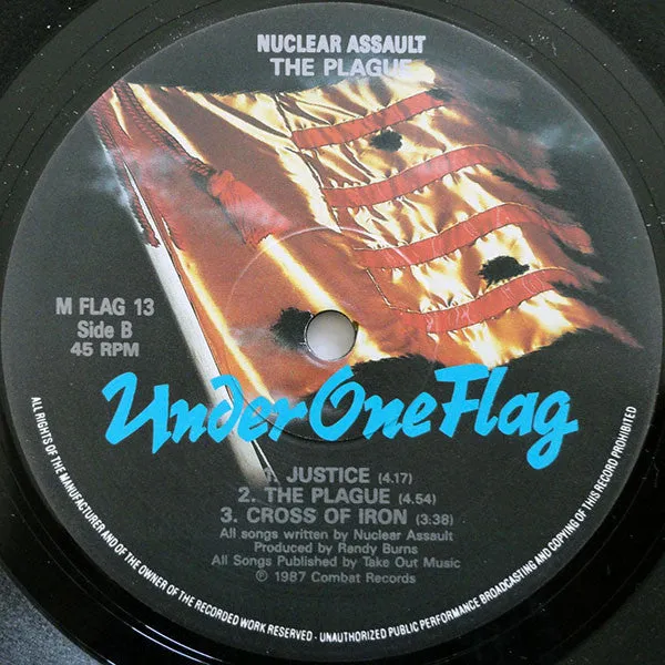 Nuclear Assault The Plague 12" mini-LP brukt thrash