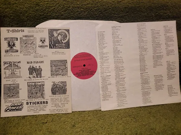 Raw Power After Your Brain LP brukt hardcore 1986