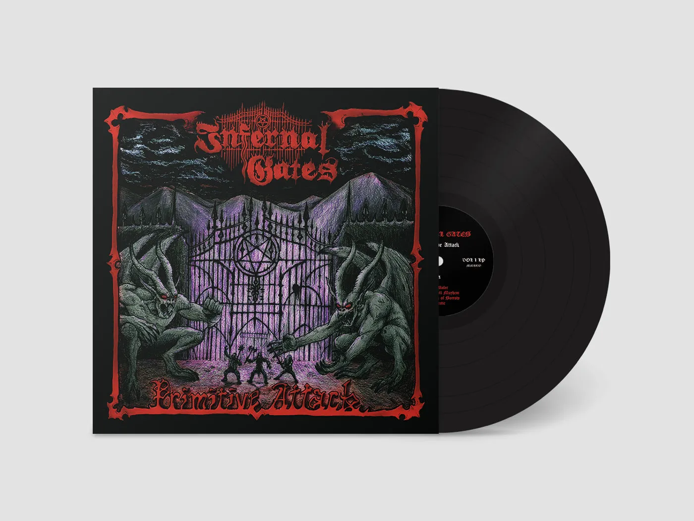 Infernal Gates Primitive Attack LP svart vinyl
