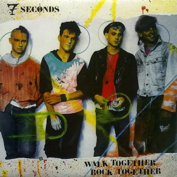 7 Seconds Walk Together, Rock Together LP brukt hardcore
