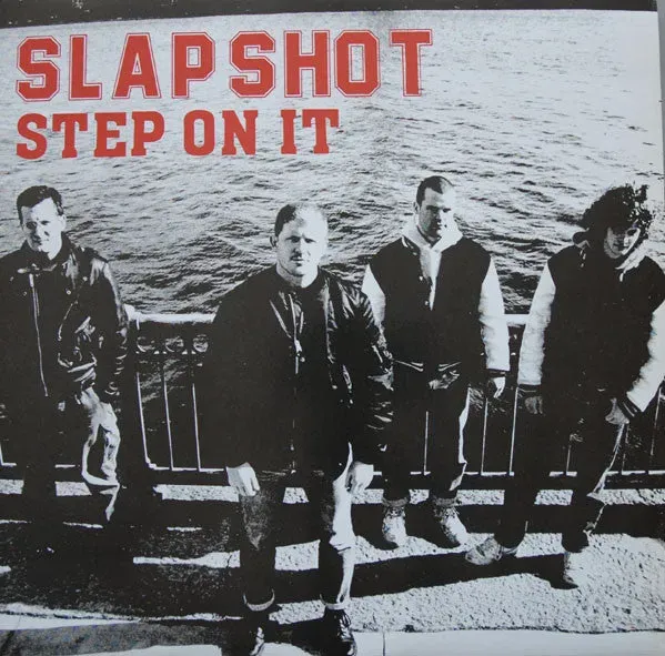Slapshot Step On It LP brukt hardcore 1988
