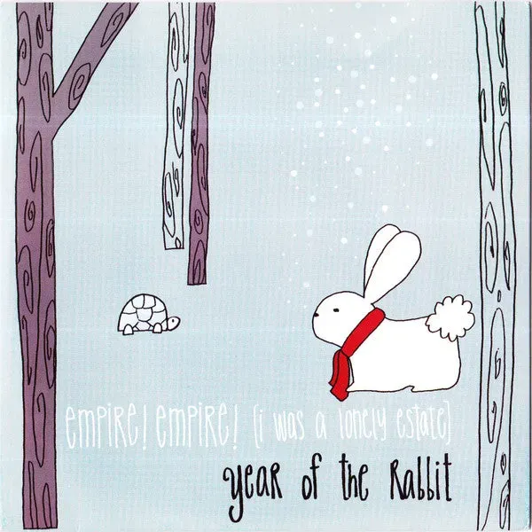 Empire! Empire! Year Of The Rabbit 7" hvit vinyl brukt