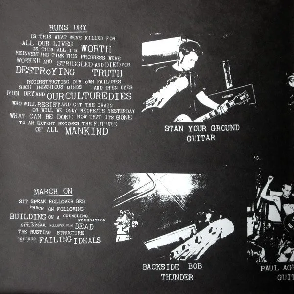 Deathreat Runs Dry 7" brukt hardcore 1500