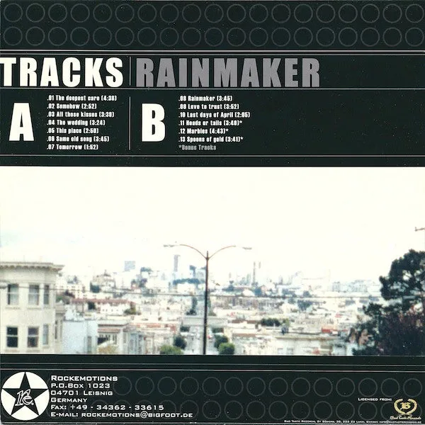 Last Days Of April Rainmaker LP vinyl brukt – indierock