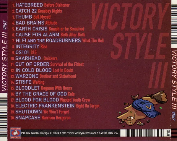 Various Victory Style III CD samling brukt