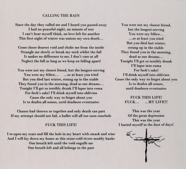 Harakiri For The Sky III Trauma CD digipak brukt