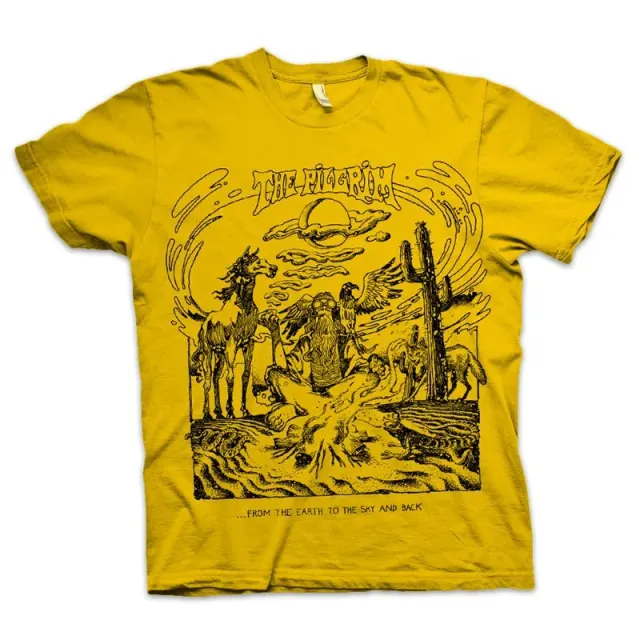 Heavy Psych Sounds The Pilgrim #03 t-skjorte gul/svart