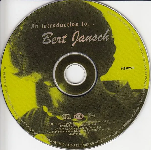 Bert Jansch An Introduction To CD brukt folk samling